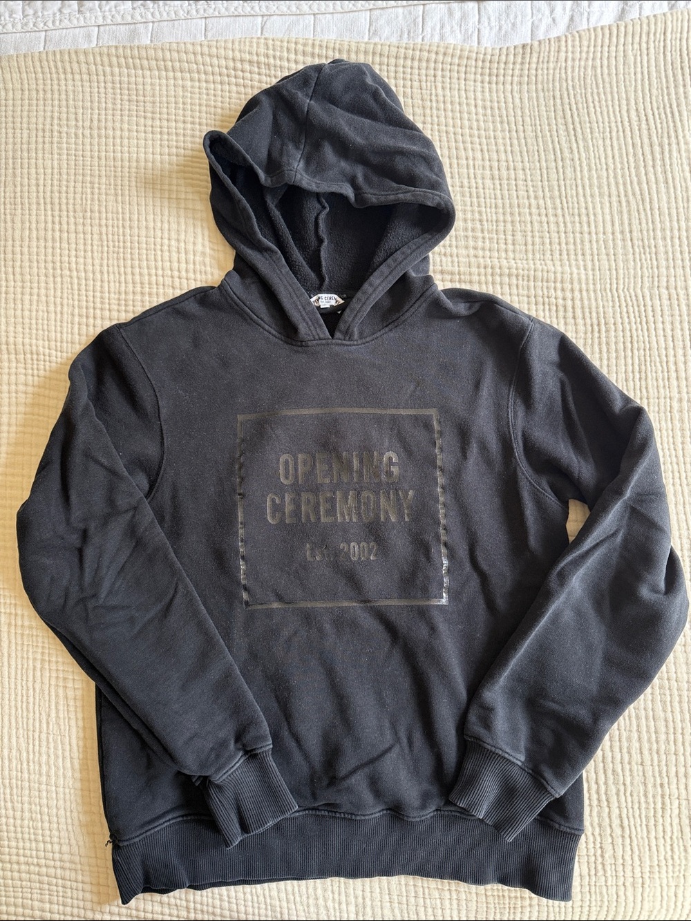 Opening Ceremony Logo Hoodie Black XS